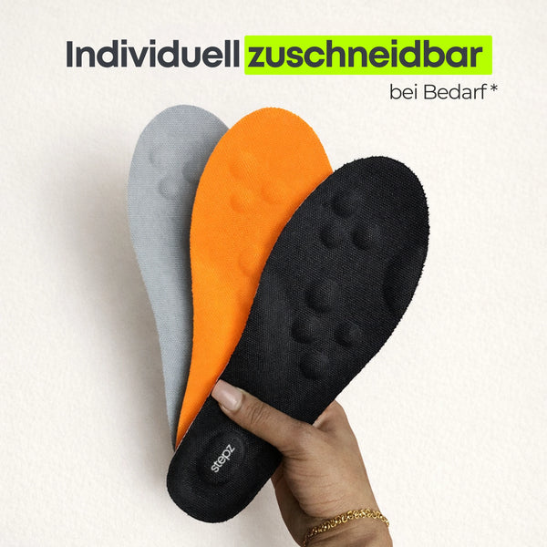 Entlastungssohlen bei Fersenschmerzen & Plantarfasziitis