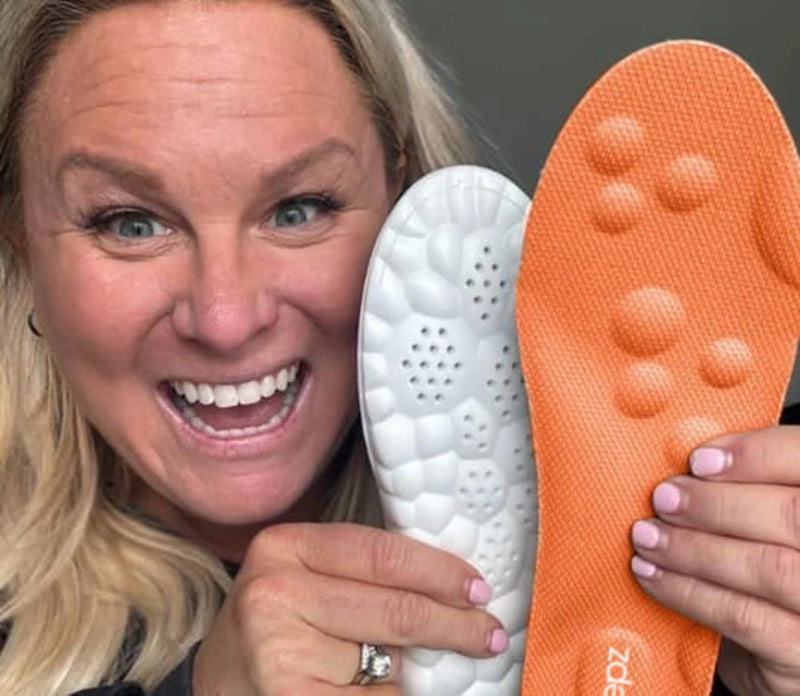 Petra L. mit stepz Entlastungssohlen