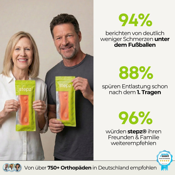 Entlastungssohlen bei Ballenschmerzen & Spreizfuß