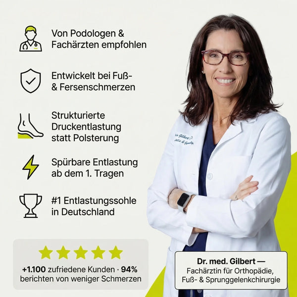 Entlastungssohlen bei Fuß- & Fersenschmerzen